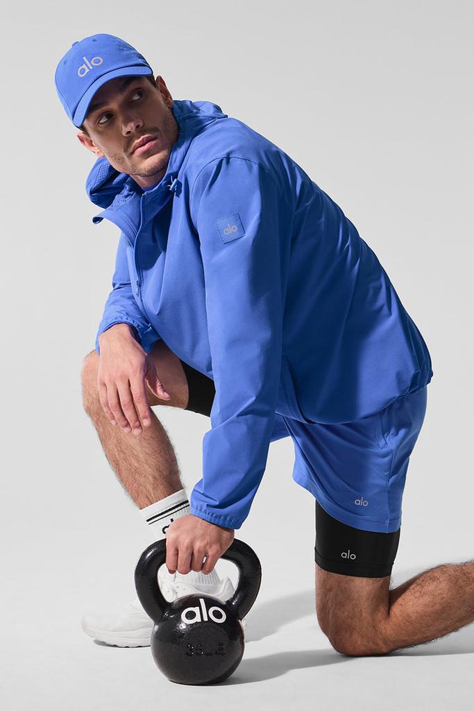 alo yoga メンズ　パフォーマンスジャケット Performance On-The-Go Jacket - Marathon Blue – On Sale Now with Up