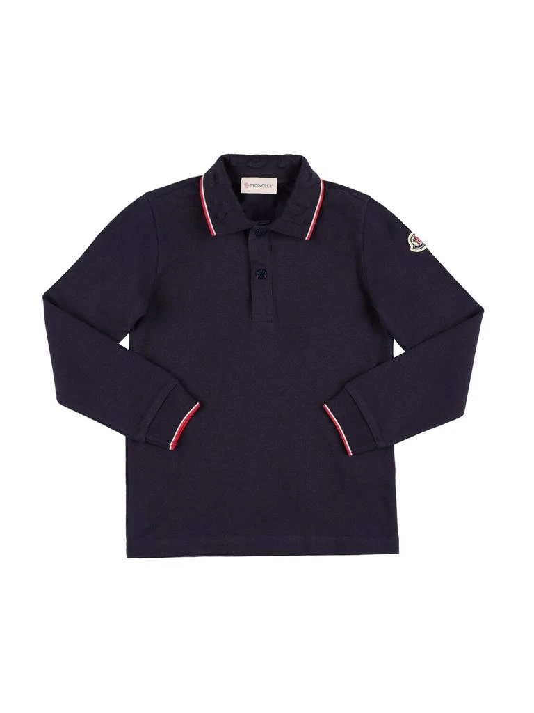 商品Moncler|Cotton Piquet Polo Shirt,价格¥1723,第1张图片