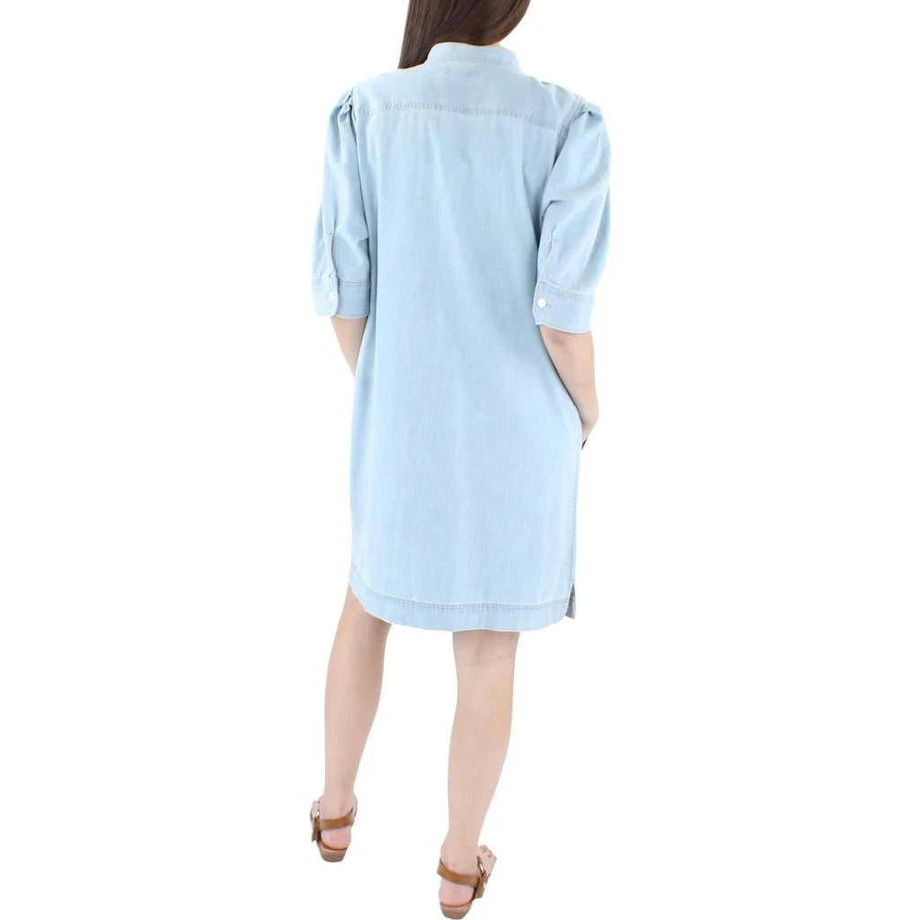 商品Ralph Lauren|Lauren Ralph Lauren Womens Goddard Denim Pockets Shirtdress,价格¥195,第2张图片详细描述