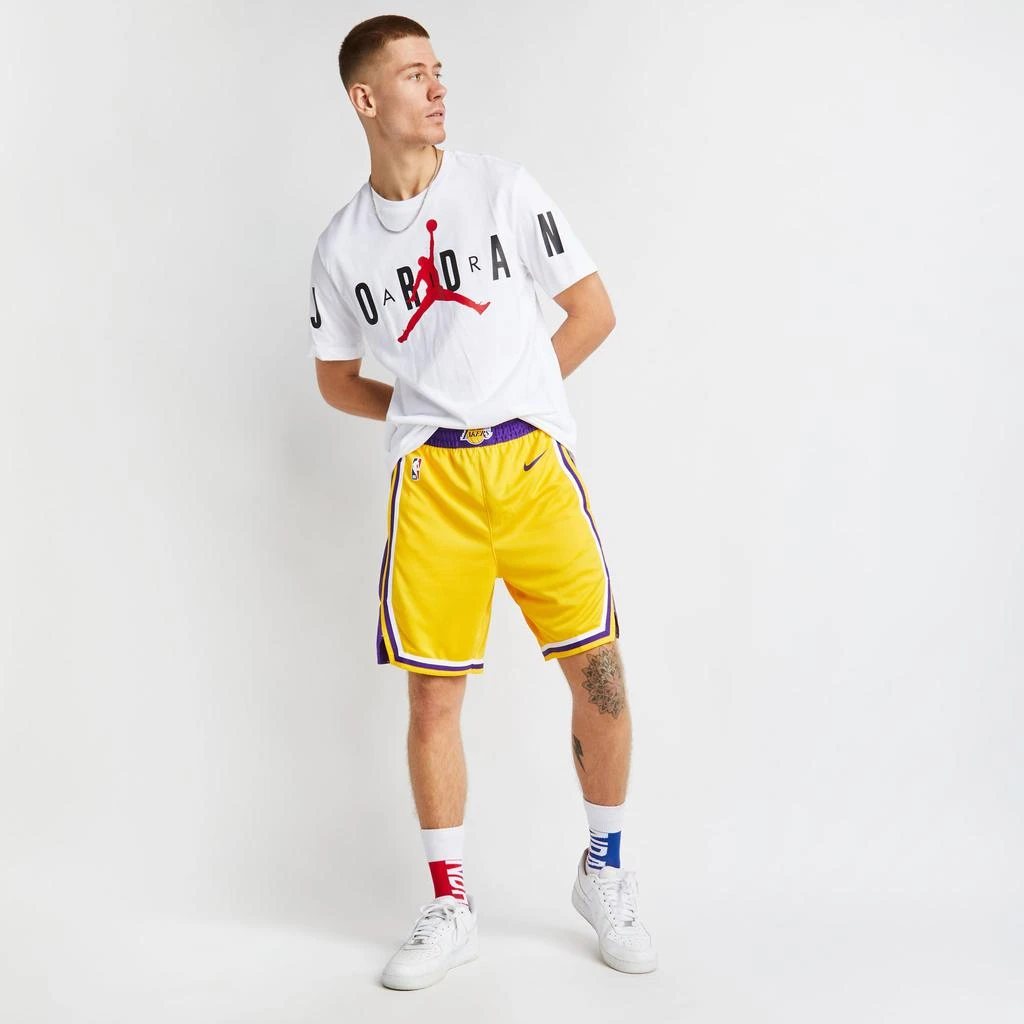 商品NIKE|男款 耐克 Nike 湖人队 Swingman 短裤,价格¥677,第2张图片详细描述