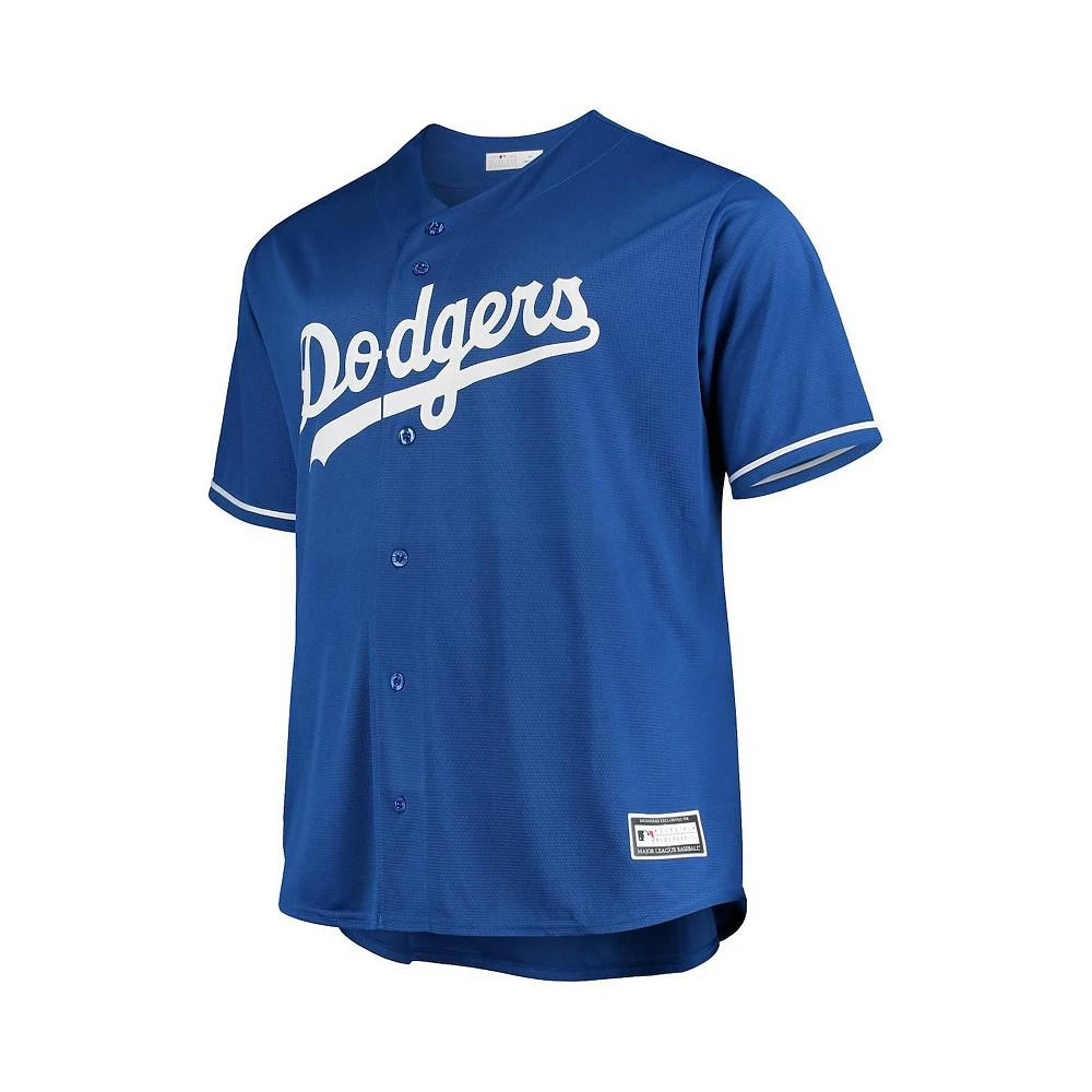 商品Majestic|Men's Mookie Betts Royal Los Angeles Dodgers Big and Tall Replica Player Jersey,价格¥894,第3张图片详细描述