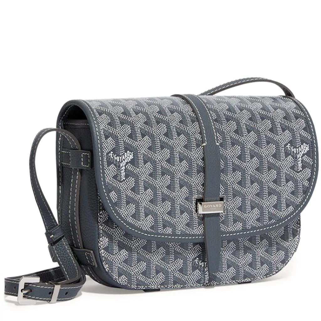 商品Goyard|Goyard Goyardine Belvedere II Grey PM Messenger Bag,价格¥26877,第1张图片