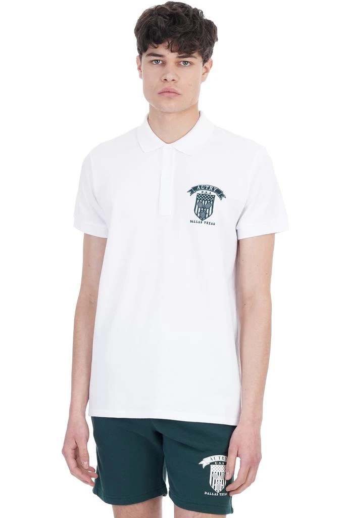 商品Autry|Autry Polo In White Cotton,价格¥1023,第1张图片