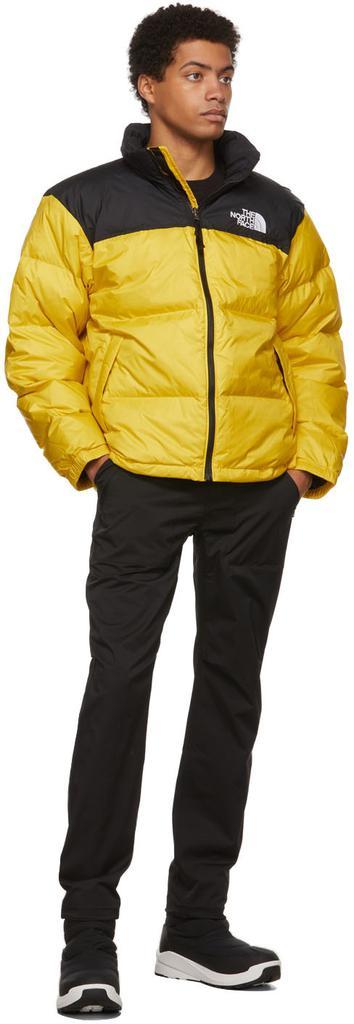 商品The North Face|男款 北面 1996 Nuptse 复古羽绒服 黑黄色,价格¥2687,第6张图片详细描述