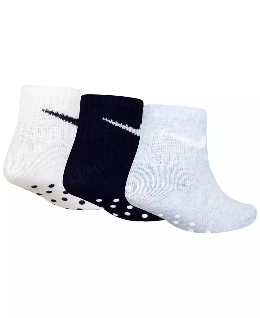 商品NIKE|Baby Boys or Baby Girls Core Ankle Gripper Socks, Pack of 3,价格¥92,第3张图片详细描述