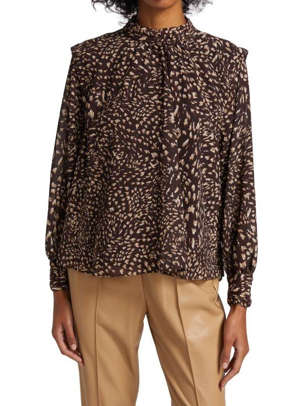商品Jonathan Simkhai|Ramsey Chiffon Blouse,价格¥446,第1张图片