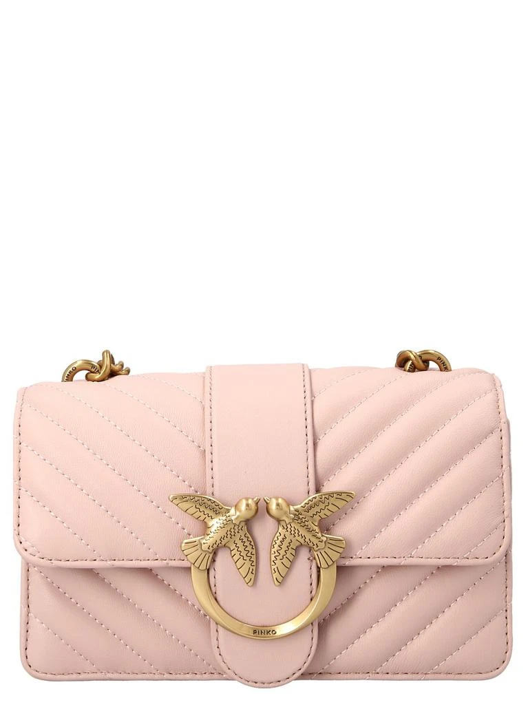 商品PINKO|Pinko Love Icon Quilted Mini Crossbody Bag,价格¥1356,第1张图片