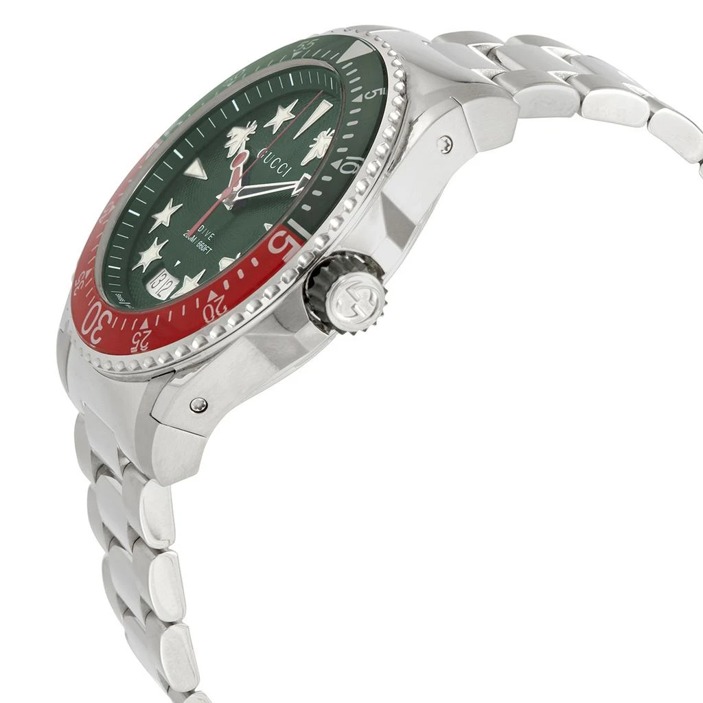 商品[二手商品] Gucci|Pre-owned Gucci Dive Watch Green Dial Mens Watch YA136222,价格¥7973,第2张图片详细描述