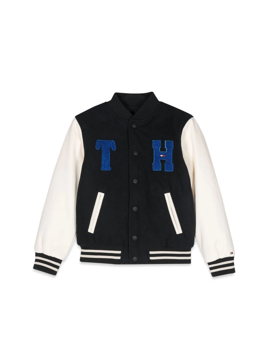 商品Tommy Hilfiger|Tommy Hilfiger 男童夹克 KB0KB07680TDW5 蓝色,价格¥1518,第1张图片