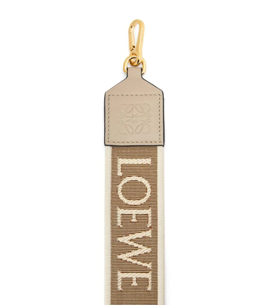 商品Loewe|Canvas and Leather Logo Bag Strap,价格¥4768,第2张图片详细描述