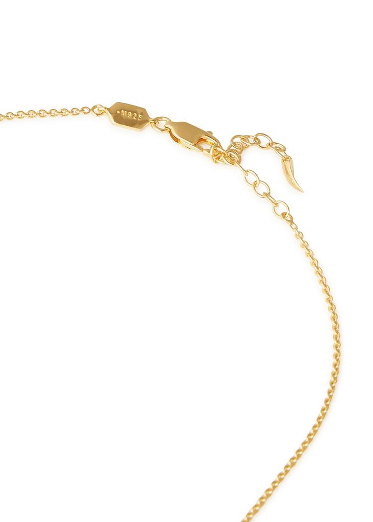 Share The Love 18kt gold-pleated necklace商品第4张图片规格展示