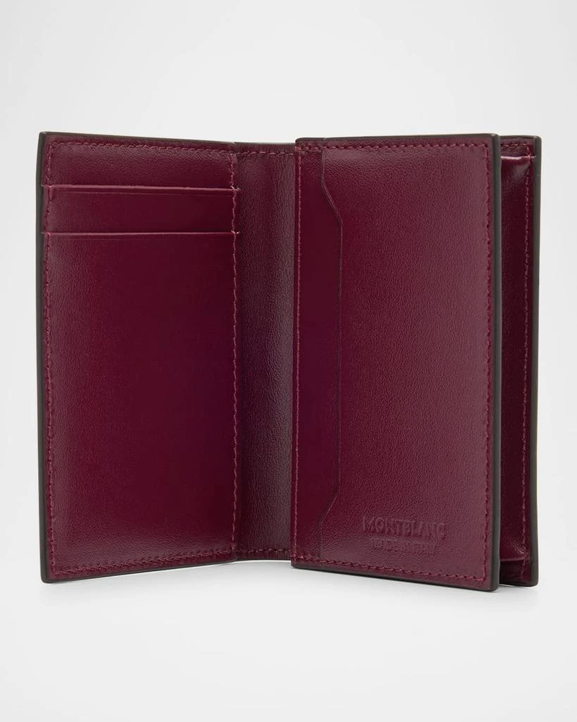 商品MontBlanc|Men's Meisterstuck Leather Bifold Card Holder,价格¥2602,第3张图片详细描述