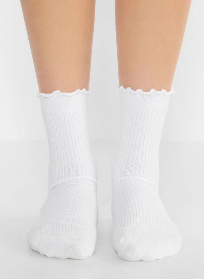 商品Aritzia|Wilfred - Sugarplum Crew Sock 3-Pack,价格¥159,第1张图片