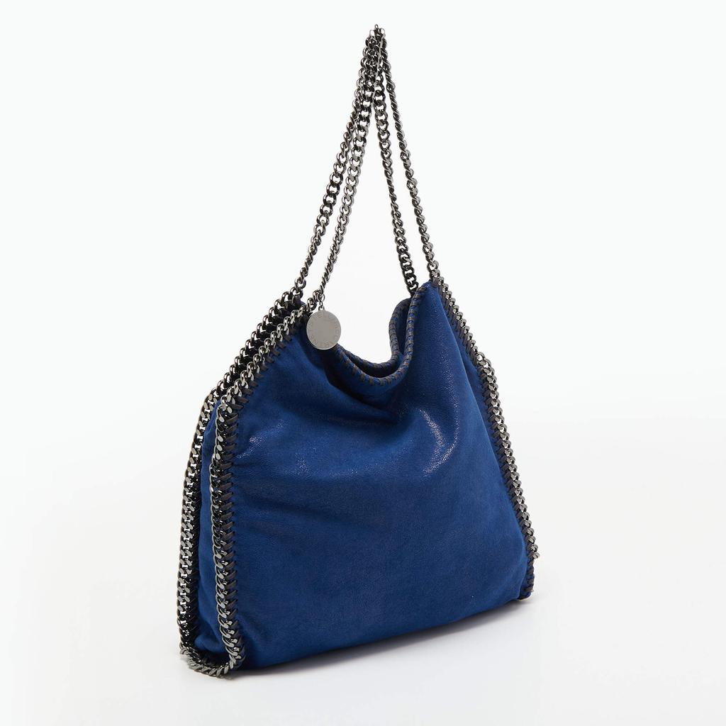 Stella McCartney Blue Faux Suede Falabella Tote商品第3张图片规格展示