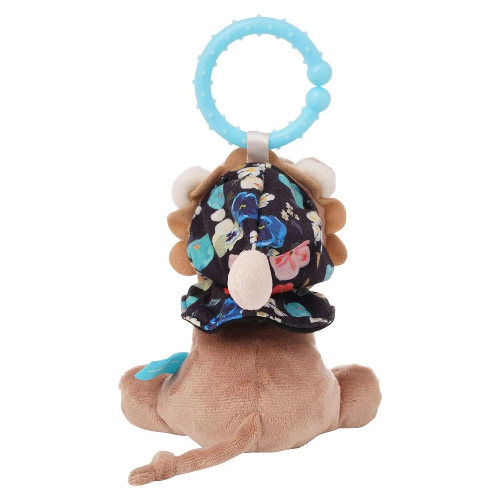 商品Manhattan Toy|Manhattan Toy Fairytale Lion Plush Baby Travel Toy with Chime, Crinkle Ears and Teether Clip-on Attachment,价格¥105,第4张图片详细描述