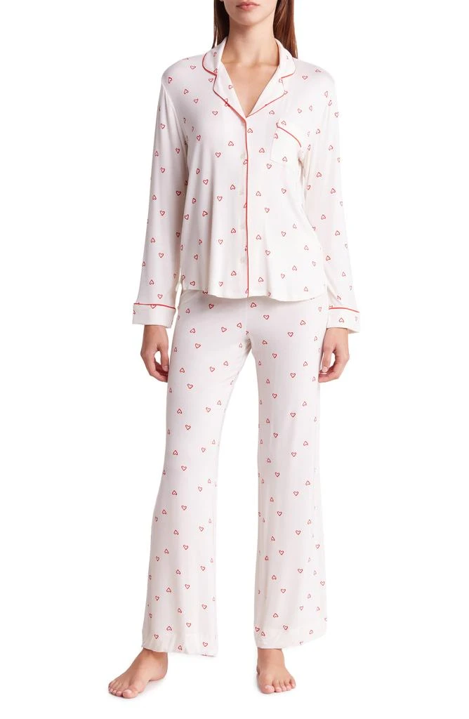 商品Nordstrom|Tranquility Long Sleeve Shirt & Pants Two-Piece Pajama Set,价格¥265,第1张图片