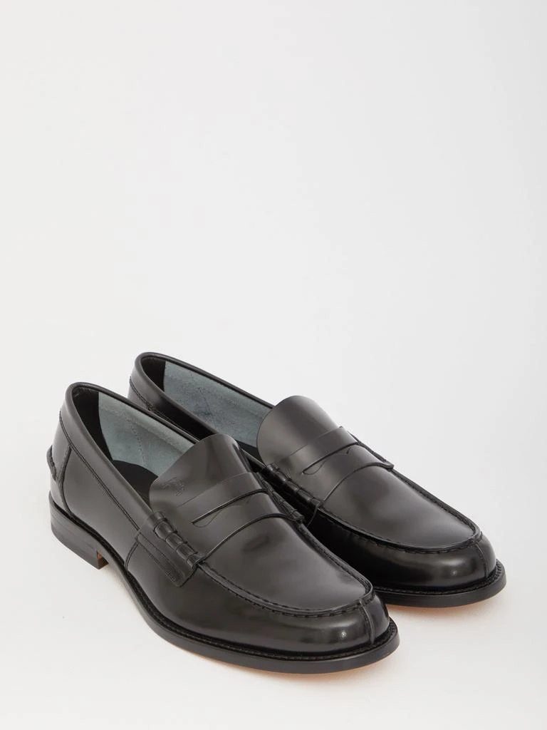 商品Tod's|Tod's Black Leather Loafers,价格¥4082,第4张图片详细描述