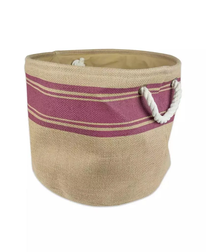 商品Design Imports|12" Round Burlap Storage Bin,价格¥163,第2张图片详细描述