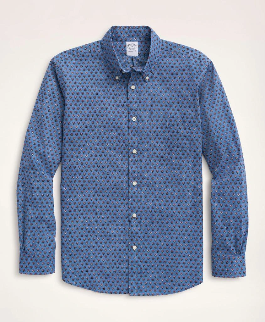 商品Brooks Brothers|Regent Regular-Fit Sport Shirt, Poplin, Foulard,价格¥416,第1张图片