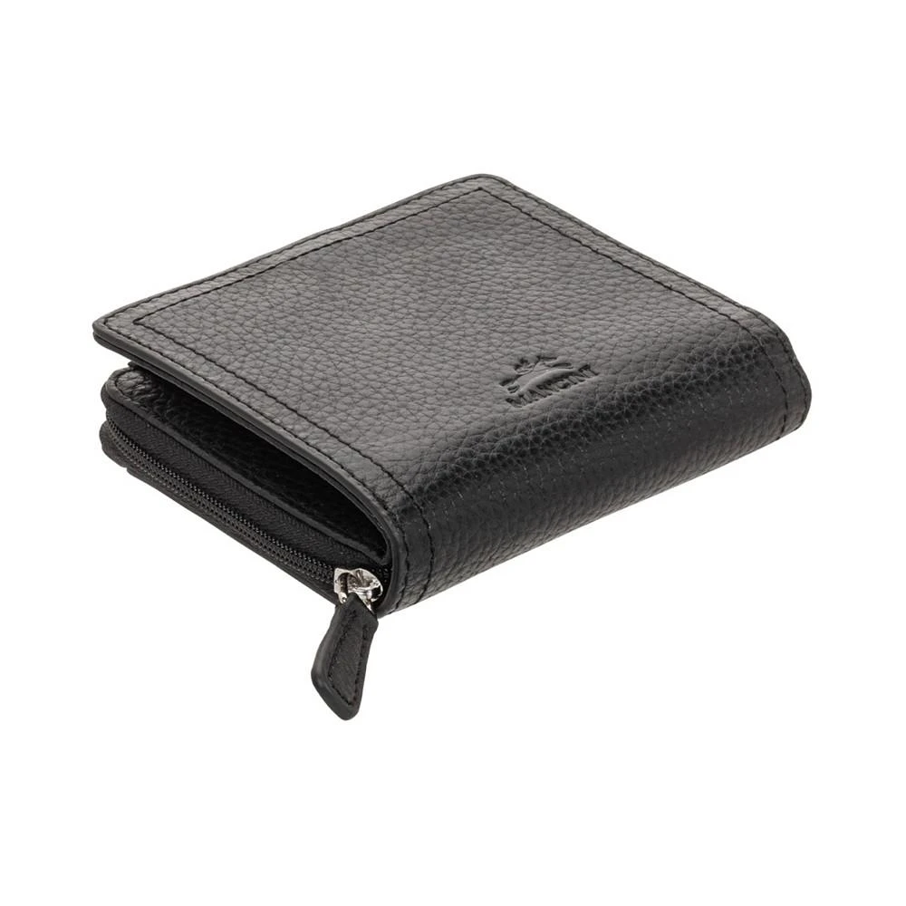 Women's Pebbled Collection RFID Secure Mini Clutch Wallet 商品