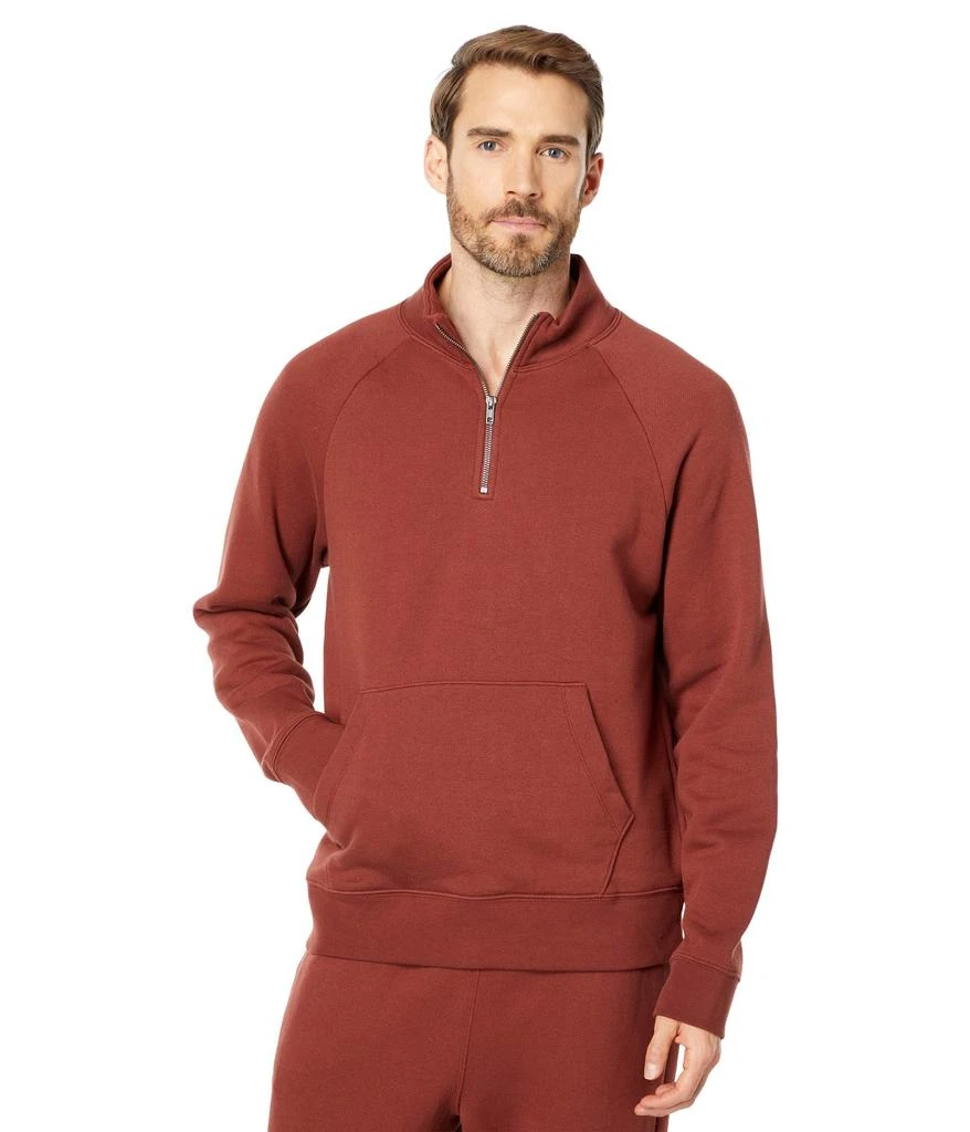 商品Madewell|Foundational Fleece 1/4 Zip,价格¥167,第1张图片