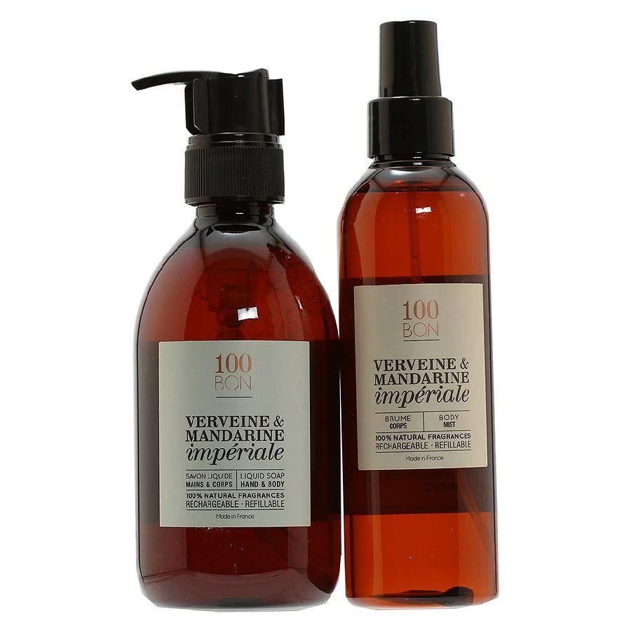 商品100 Bon|Bath Set Verveine & Mandarine Liquid Soap & Body Mist Citrus,价格¥283,第1张图片