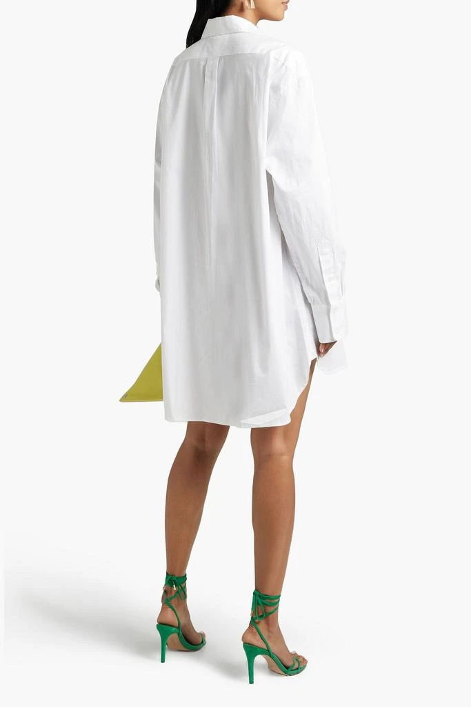 商品CAROLINE CONSTAS|Billie cotton-poplin mini shirt dress,价格¥1302,第3张图片详细描述