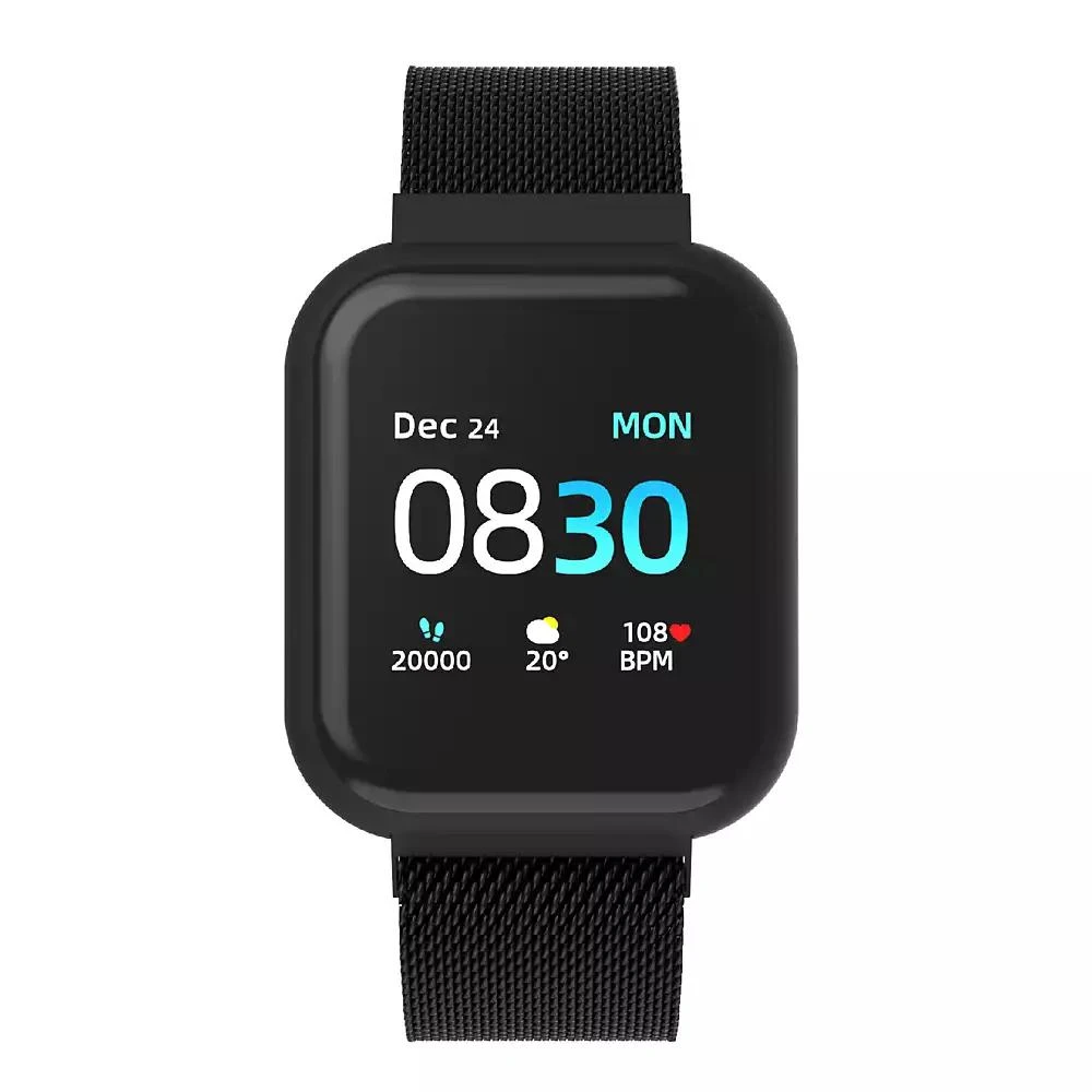 商品iTouch|Air 3 Unisex Heart Rate Black Mesh Strap Smart Watch,价格¥856,第1张图片
