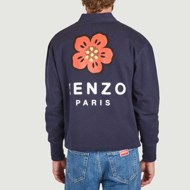 商品Kenzo|Boke Flower cotton cardigan MIDNIGHT BLUE Kenzo,价格¥2619,第5张图片详细描述