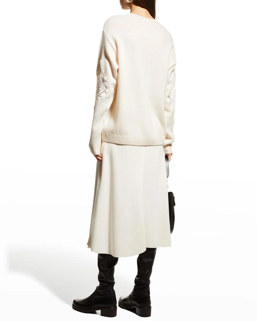 商品Kobi Halperin|Tabitha Wool-Cashmere Pointelle Sweater,价格¥3104,第4张图片详细描述