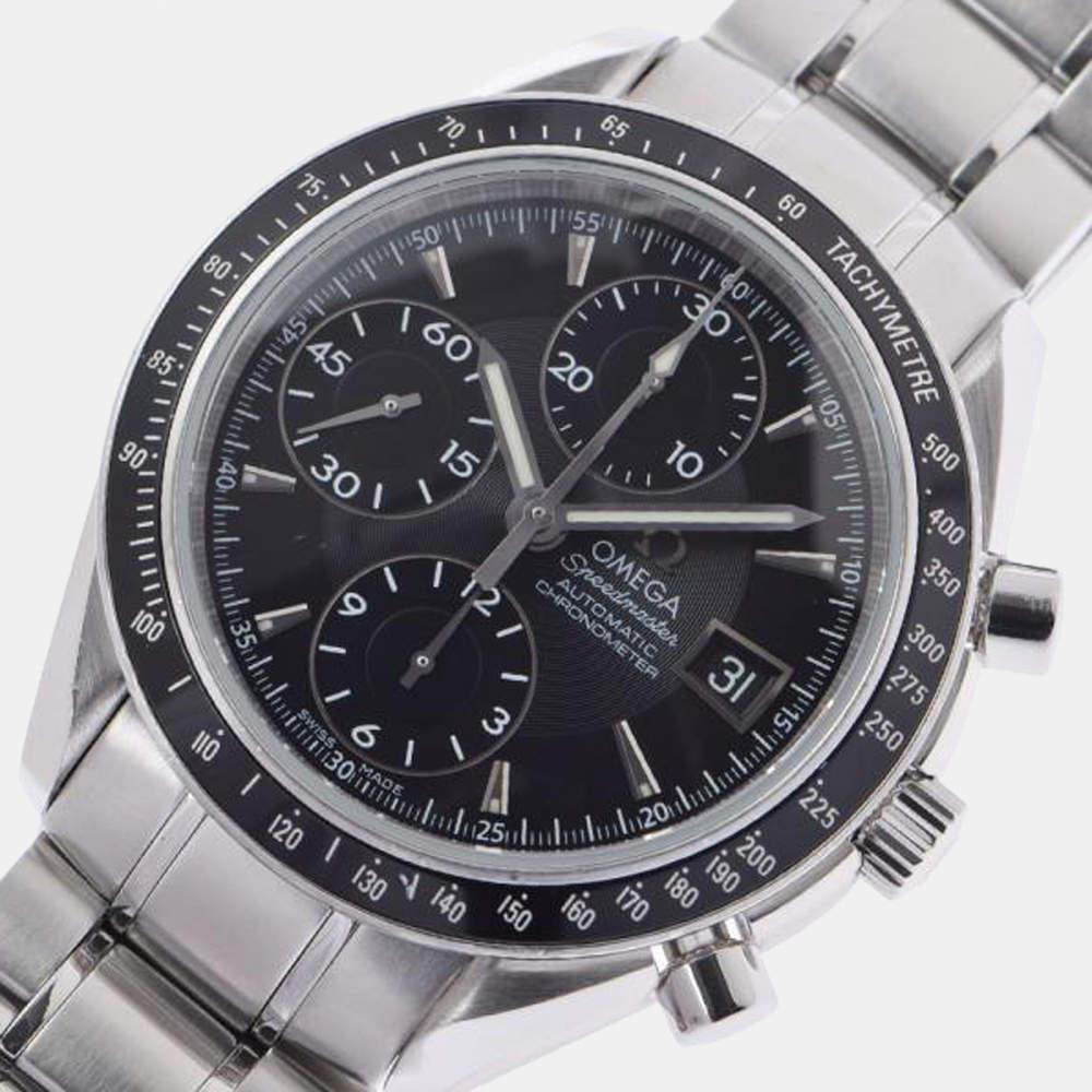 Omega Black Stainless Steel Speedmaster 3210.50 Automatic Men's Wristwatch 40 mm商品第2张图片规格展示