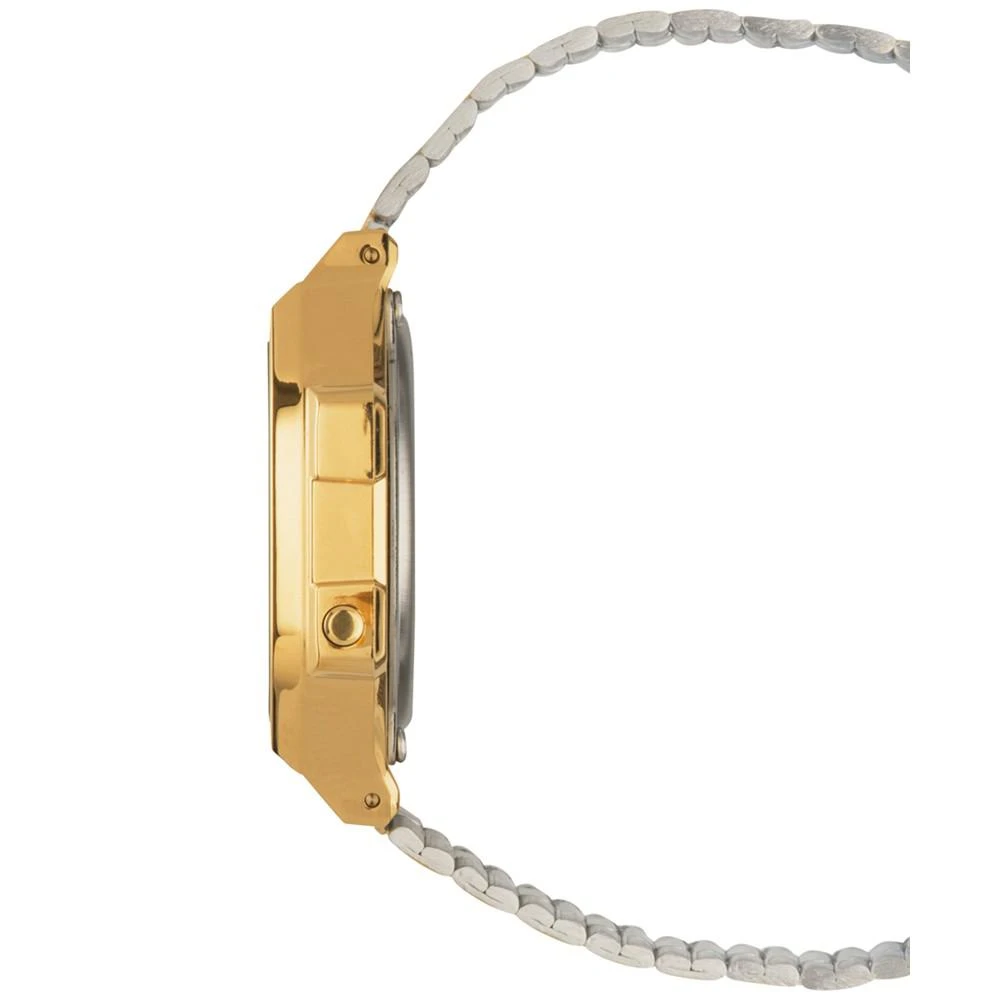 商品Casio|Men's Digital Vintage Gold-Tone Stainless Steel Bracelet Watch 39x39mm A168WG-9MV,价格¥525,第2张图片详细描述