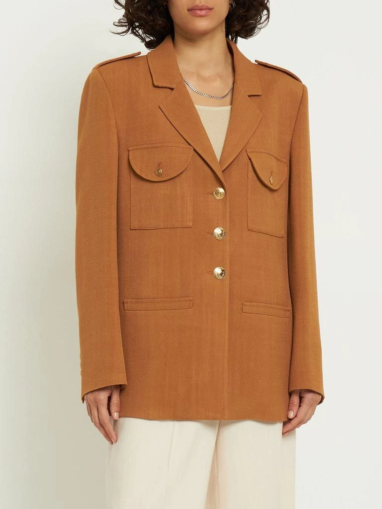 商品BLAZÉ MILANO|Santana Peanut Flap Blazer,价格¥5605,第2张图片详细描述