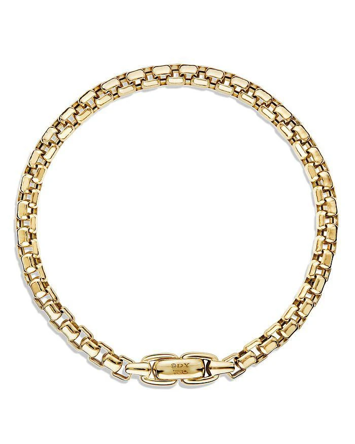 商品David Yurman|Men's Box Chain Bracelet in 18K Yellow Gold, 5mm,价格¥29525,第2张图片详细描述