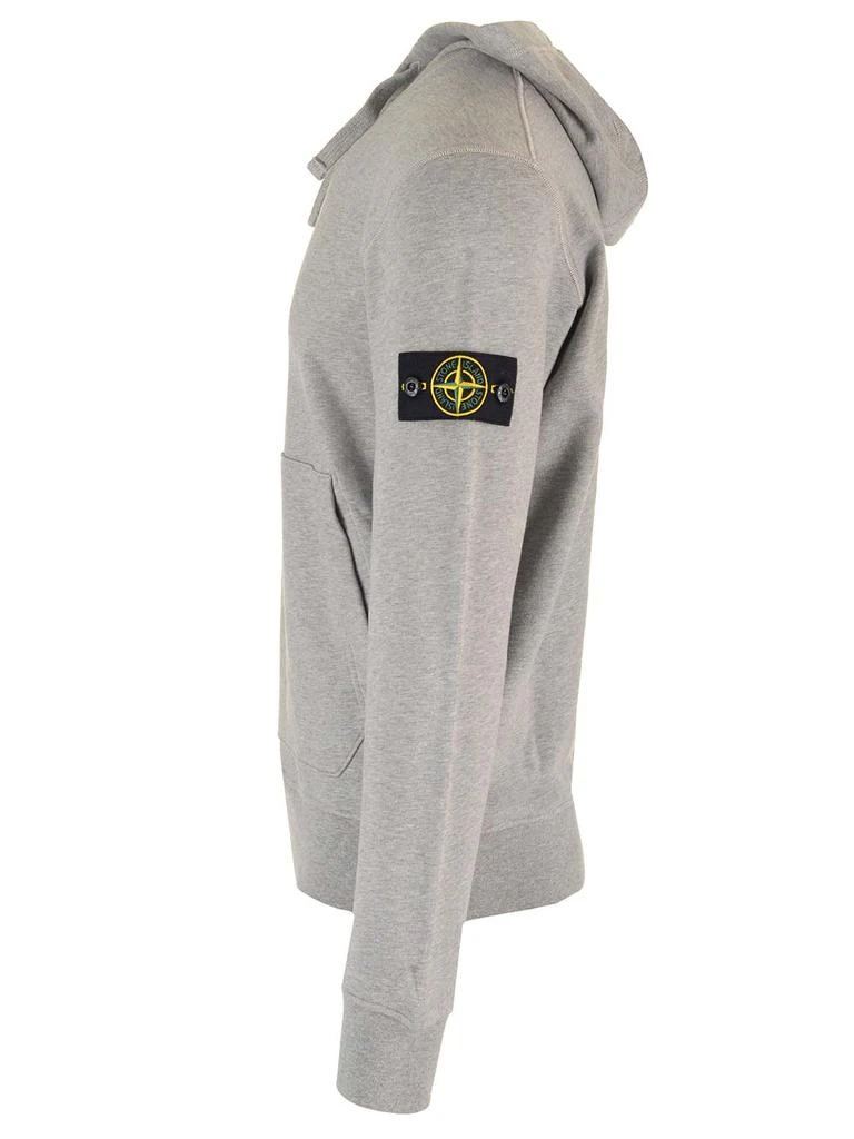 商品Stone Island|Grey Hoodie,价格¥2721,第3张图片详细描述