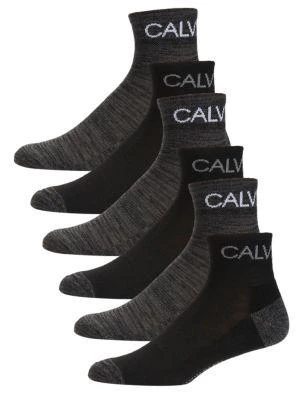 商品Calvin Klein|6-Pack Quarter Length Socks,价格¥96,第1张图片