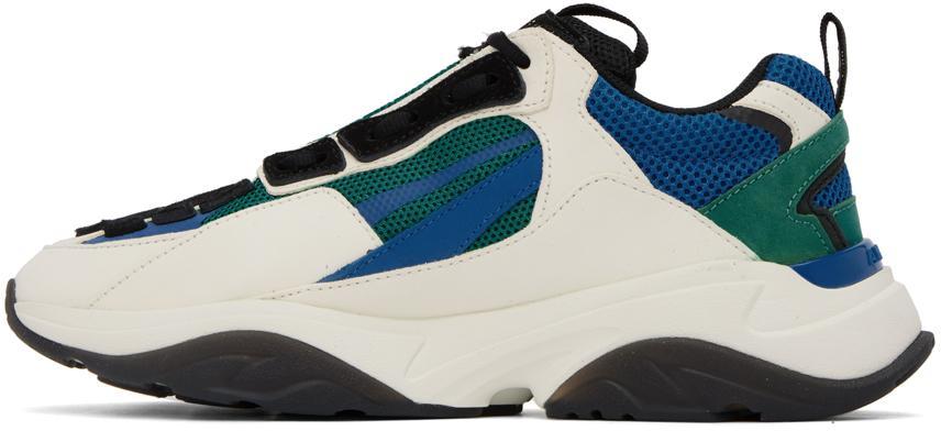 商品AMIRI|White & Green Bone Runner Sneakers,价格¥5981,第5张图片详细描述