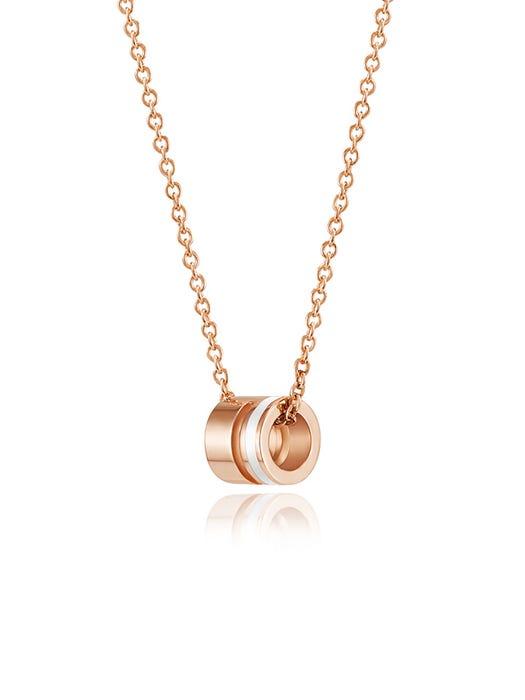 No IU Color 14K Necklace (PG)_ White商品第1张图片规格展示