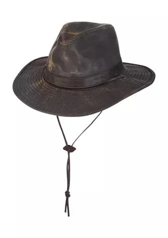 商品SCALA|Weathered Cotton Safari Hat,价格¥562,第1张图片