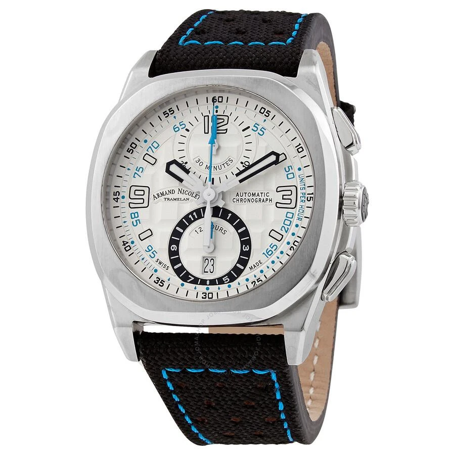 商品Armand Nicolet|JH9 Chronograph Automatic Silver Dial Men's Watch A668HAA-AZ-P0668NZ8,价格¥9401,第1张图片