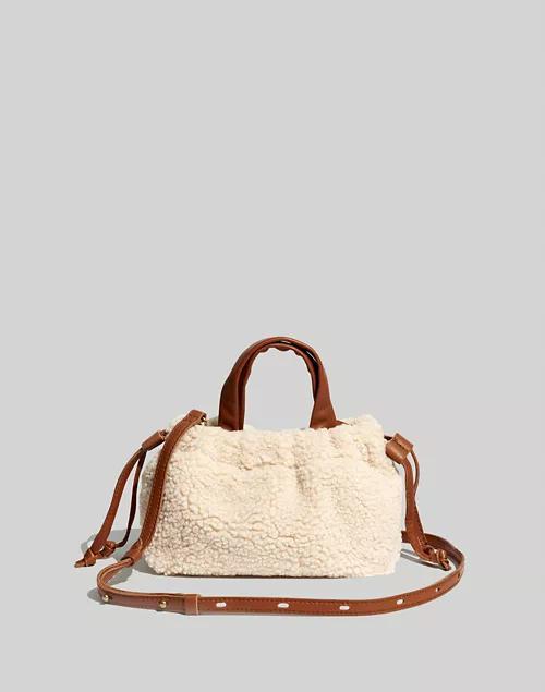 商品Madewell|The Piazza Mini Crossbody Bag in Sherpa,价格¥791,第1张图片
