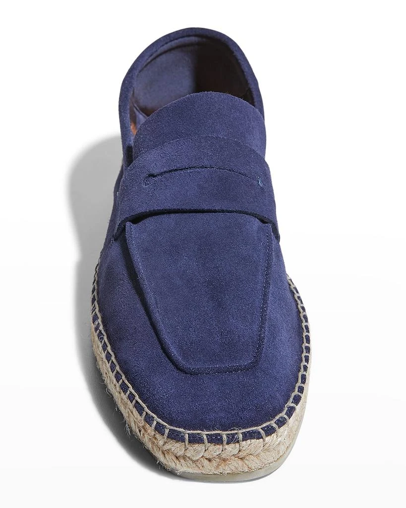 商品Zegna|Men's Suede-Leather Espadrilles,价格¥1969,第5张图片详细描述