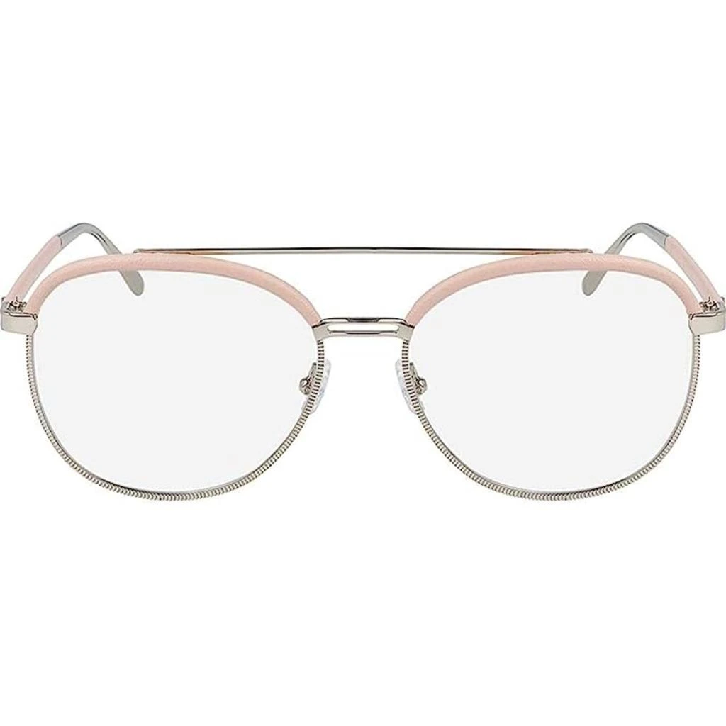 商品Salvatore Ferragamo|Salvatore Ferragamo Women's Eyeglasses - Gold Nude | SALVATORE FERRAGAMO SF2195L 718,价格¥510,第2张图片详细描述