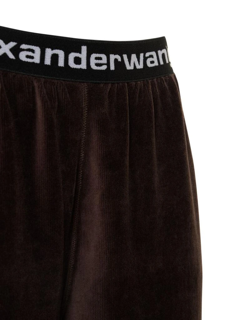 商品Alexander Wang|Stretch Corduroy Sweatpants W/ Logo,价格¥796,第3张图片详细描述