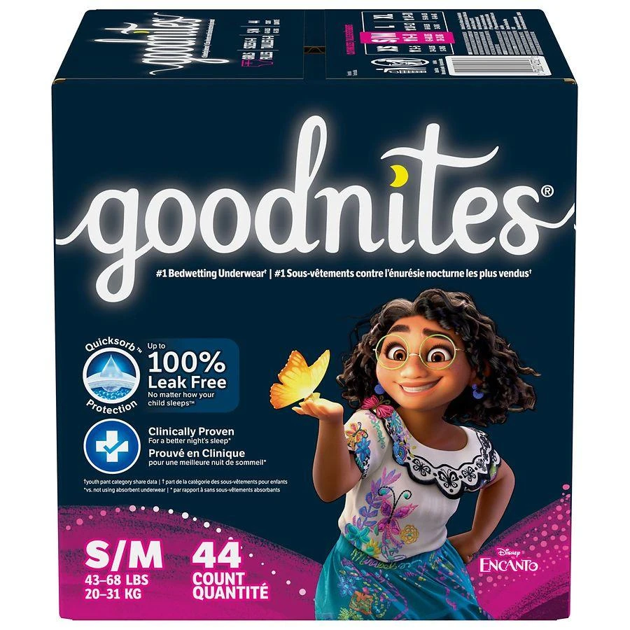 商品goodnites|Bedwetting Underwear Size S/M (43-68 lb.),价格¥246,第3张图片详细描述
