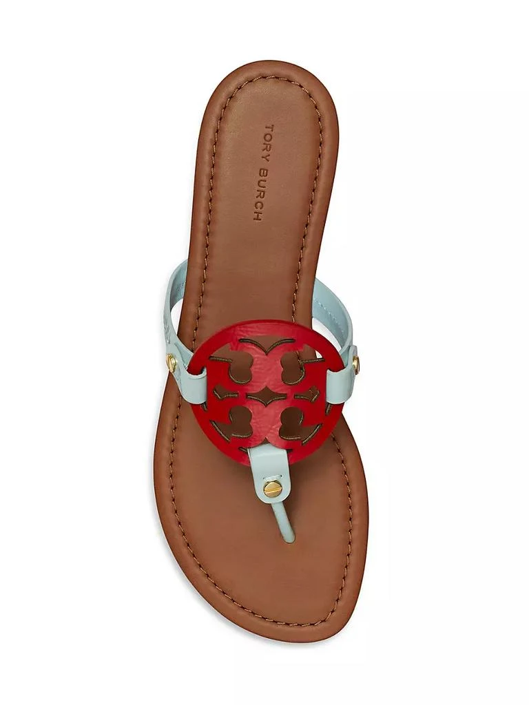 商品Tory Burch|Miller Leather Flip-Flop Sandals,价格¥1462,第4张图片详细描述