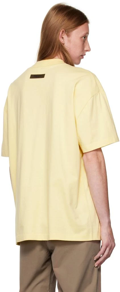 商品Essentials|Yellow Flocked T-Shirt,价格¥309,第3张图片详细描述