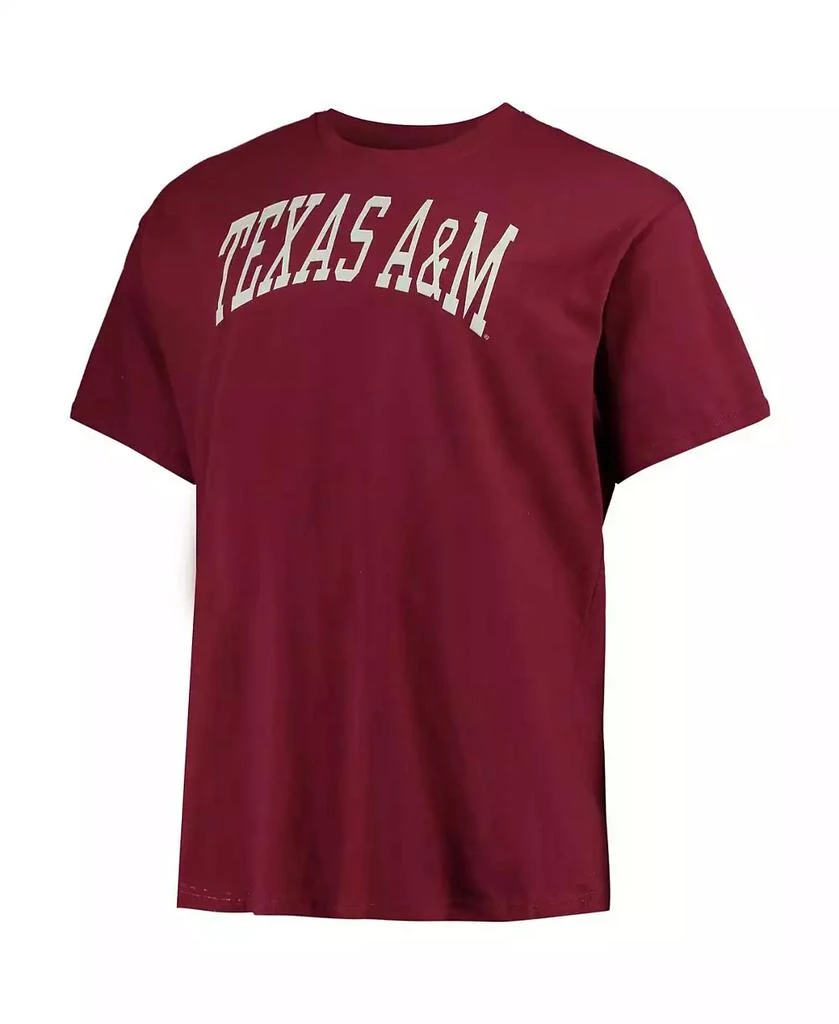 商品CHAMPION|Men's Maroon Texas A&M Aggies Big and Tall Arch Team Logo T-shirt,价格¥225,第2张图片详细描述