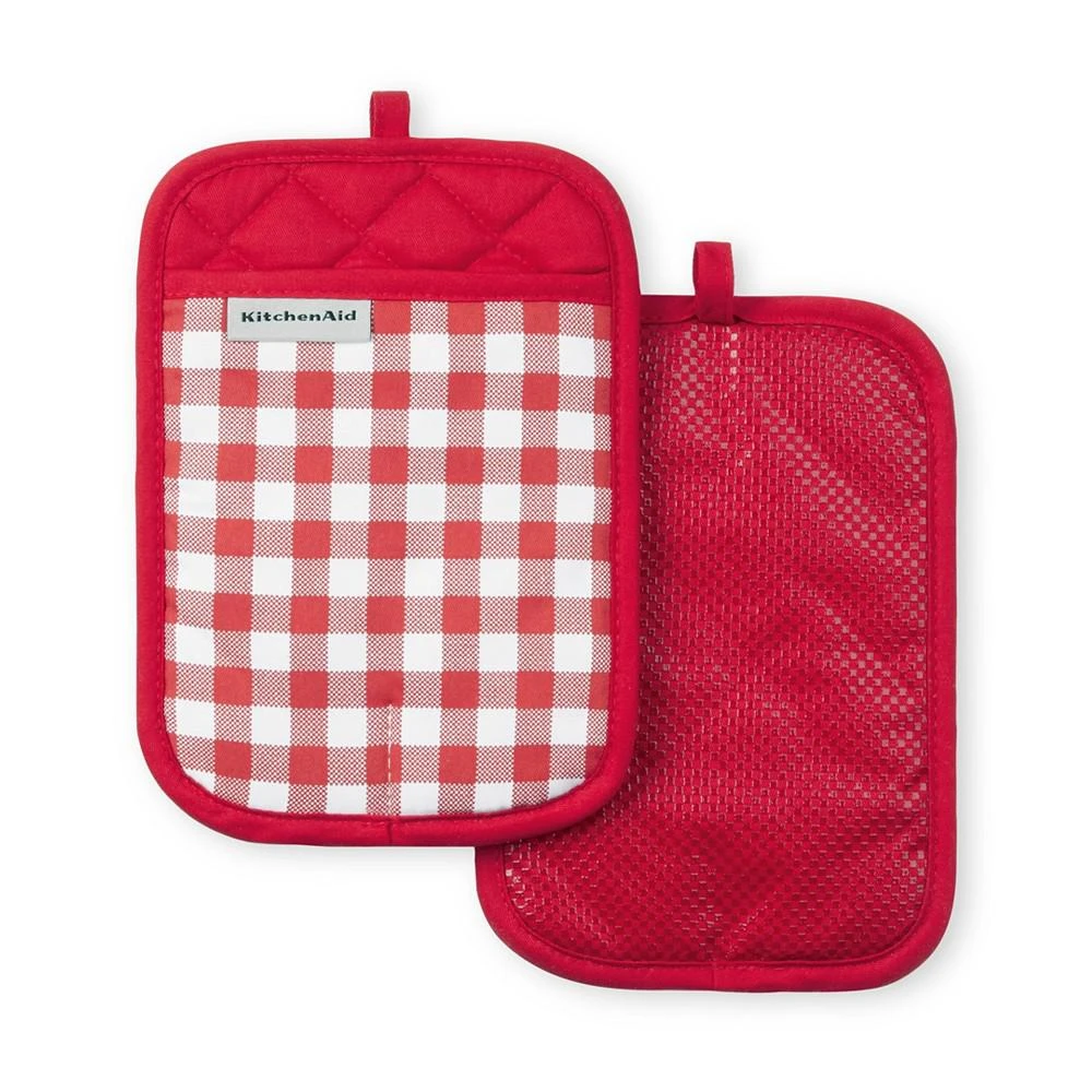 Gingham Pot Holder 2-Pack Set, 7" x 10" 商品