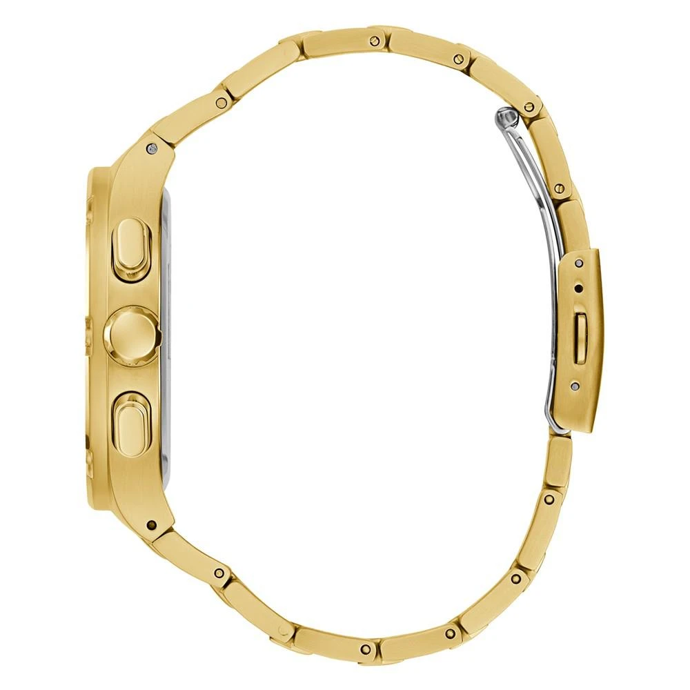 商品GUESS|Men's Multifunction Gold-Tone Stainless Steel Watch 42mm,价格¥538,第2张图片详细描述